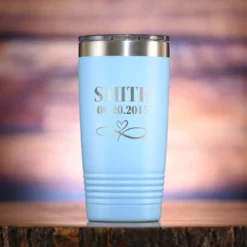 Wedding Favors Travel Tumbler Gift -crystal imagery shop M209 lightbluetumb coloredbg scaled