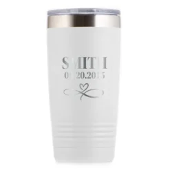 Wedding Favors Travel Tumbler Gift -crystal imagery shop M209 whitetumb whitebg scaled