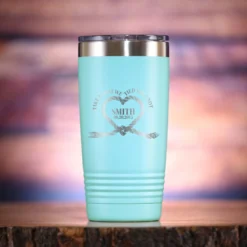 We Tied The Knot Wedding Favor Travel Tumbler Gift -crystal imagery shop M210 aquatumb coloredbg scaled