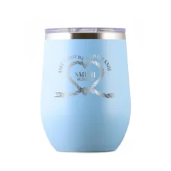 Take A Shot We Tied The Knot Stemless Wedding Tumbler Gift -crystal imagery shop M210 lightblue lesstumb whitebg scaled
