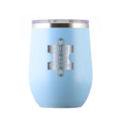 Wedding Day Puzzle Piece Stemless Wine Tumbler Favors -crystal imagery shop M211 lightblue lesstumb whitebg scaled