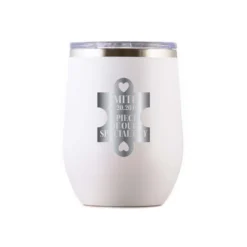 Wedding Day Puzzle Piece Stemless Wine Tumbler Favors -crystal imagery shop M211 white lesstumb whitebg scaled