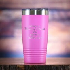 Always A Maid Of Honor Never A Sober One Travel Tumbler -crystal imagery shop M216 pink tumb coloredbg 1