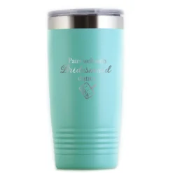 Pairs Well With Bridesmaid Duties Travel Tumbler Gift -crystal imagery shop M217 aqua tumb whitebg 1 scaled