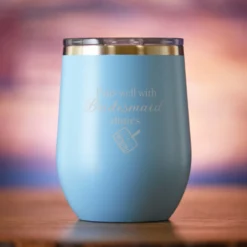 Pairs Well With Bridesmaid Duties Wine Tumbler Gift -crystal imagery shop M217 babyblue tumbless coloredbg scaled