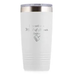 Pairs Well With Maid Of Honor Duties Travel Tumbler Gift -crystal imagery shop M218 white tumb whitebg scaled