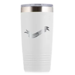Bride Tribe Bridesmaid Travel Tumbler Gift -crystal imagery shop M219 white tumb whitebg scaled