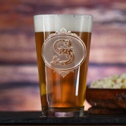 Custom Engraved Pub Pint Water Beer Glasses