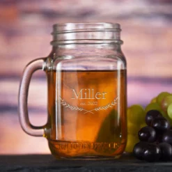 Custom Wedding Favor Gift Mason Jar