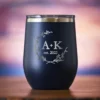 Wedding Favor Stemless Wine Insulated Tumbler Gift