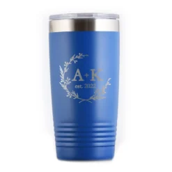 Wedding Favor Insulated Travel Tumbler Gift -crystal imagery shop M222 TUMB RoyalBlue scaled