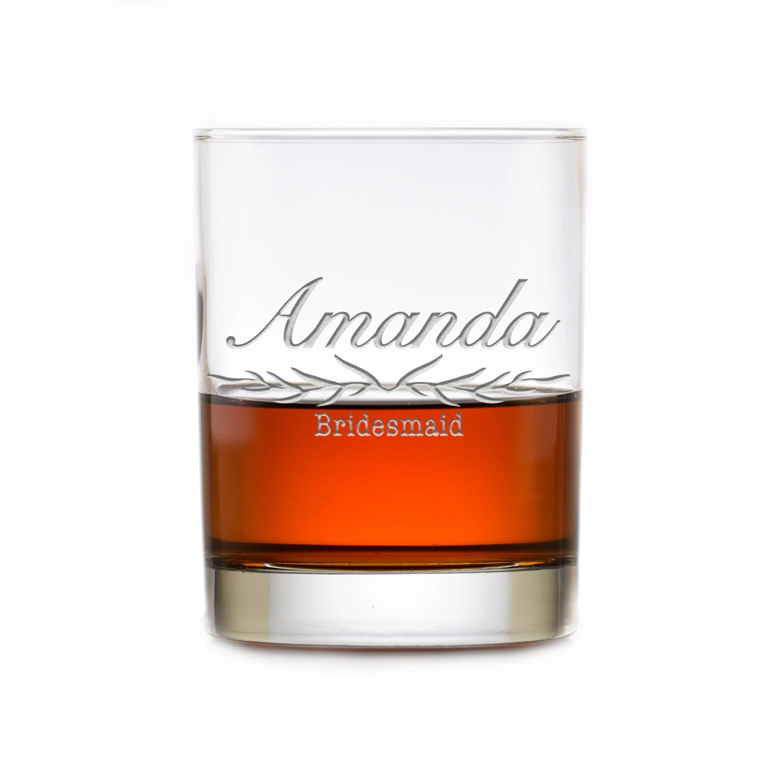 Bridesmaid Maid Of Honor Whiskey Glass Gift 2 Bridesmaid Maid Of Honor Whiskey Glass Gift - Image 2
