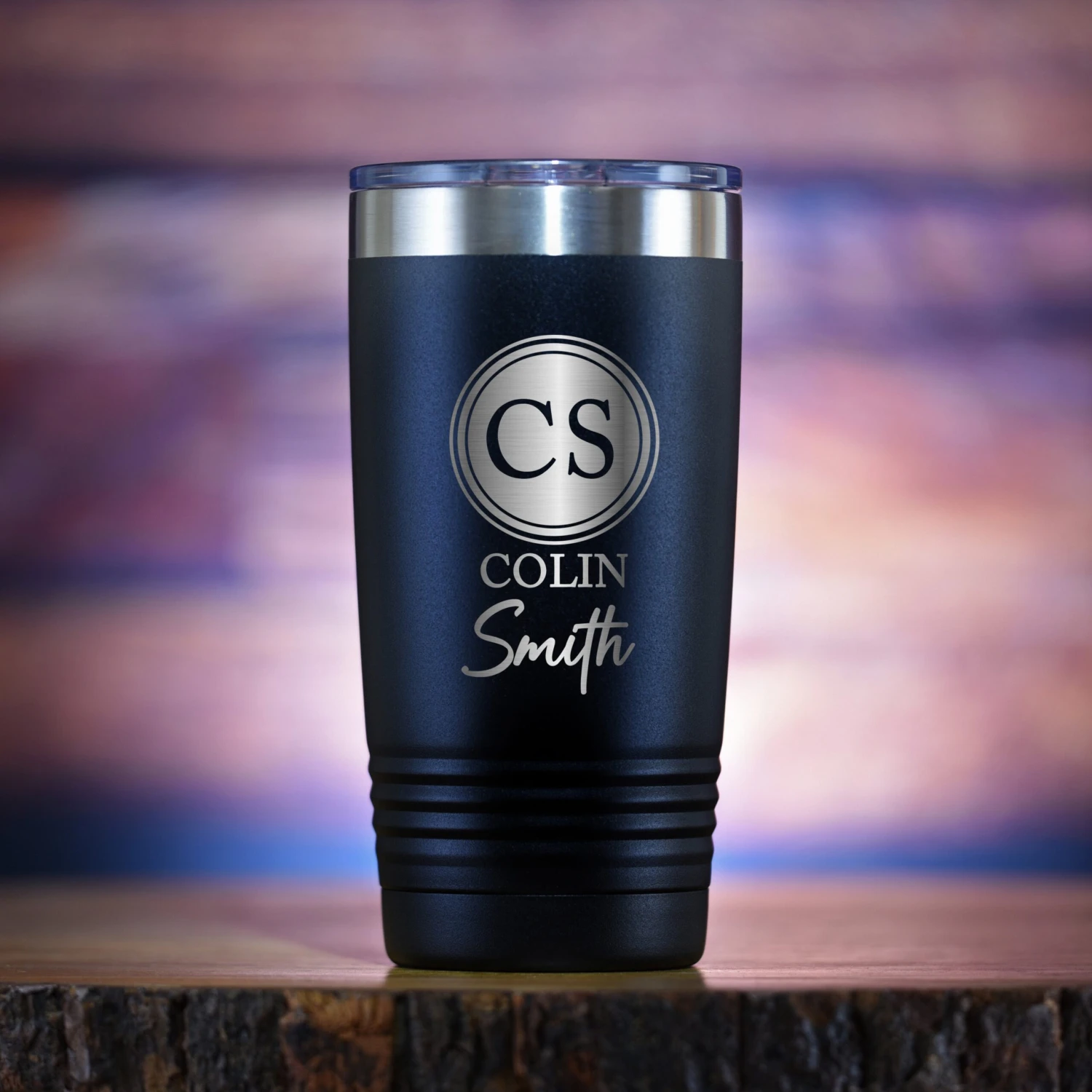 Two Monogram Insulated Travel Tumbler Gift 3 Two Monogram Insulated Travel Tumbler Gift - Image 3