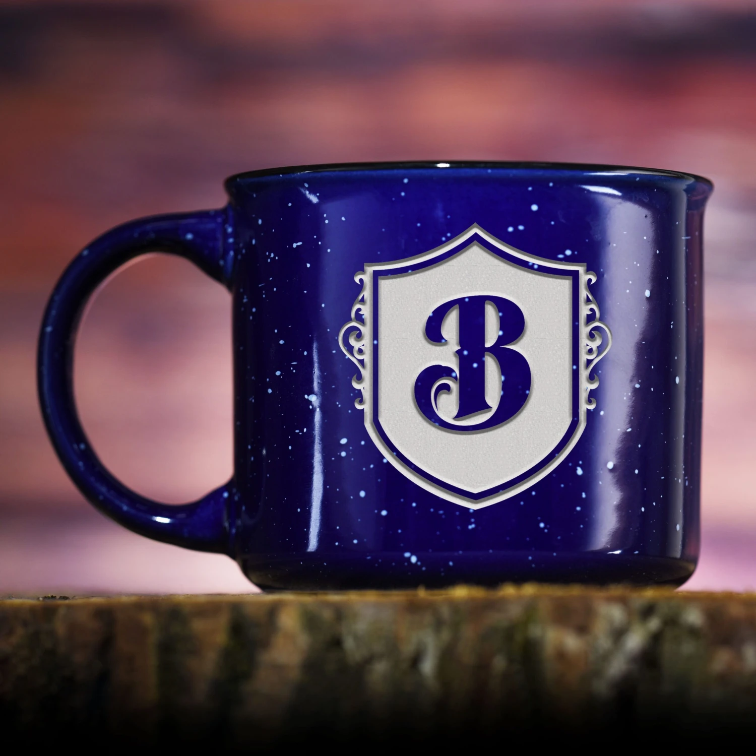 Medieval Monogram Campfire Mug Gift 1 Medieval Monogram Campfire Mug Gift