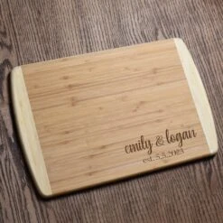 Wedding Gift Bamboo Cutting, Charcuterie, Cheese Board