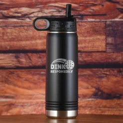 Pickleball Dink Responsibly Water Bottle Yeti Style