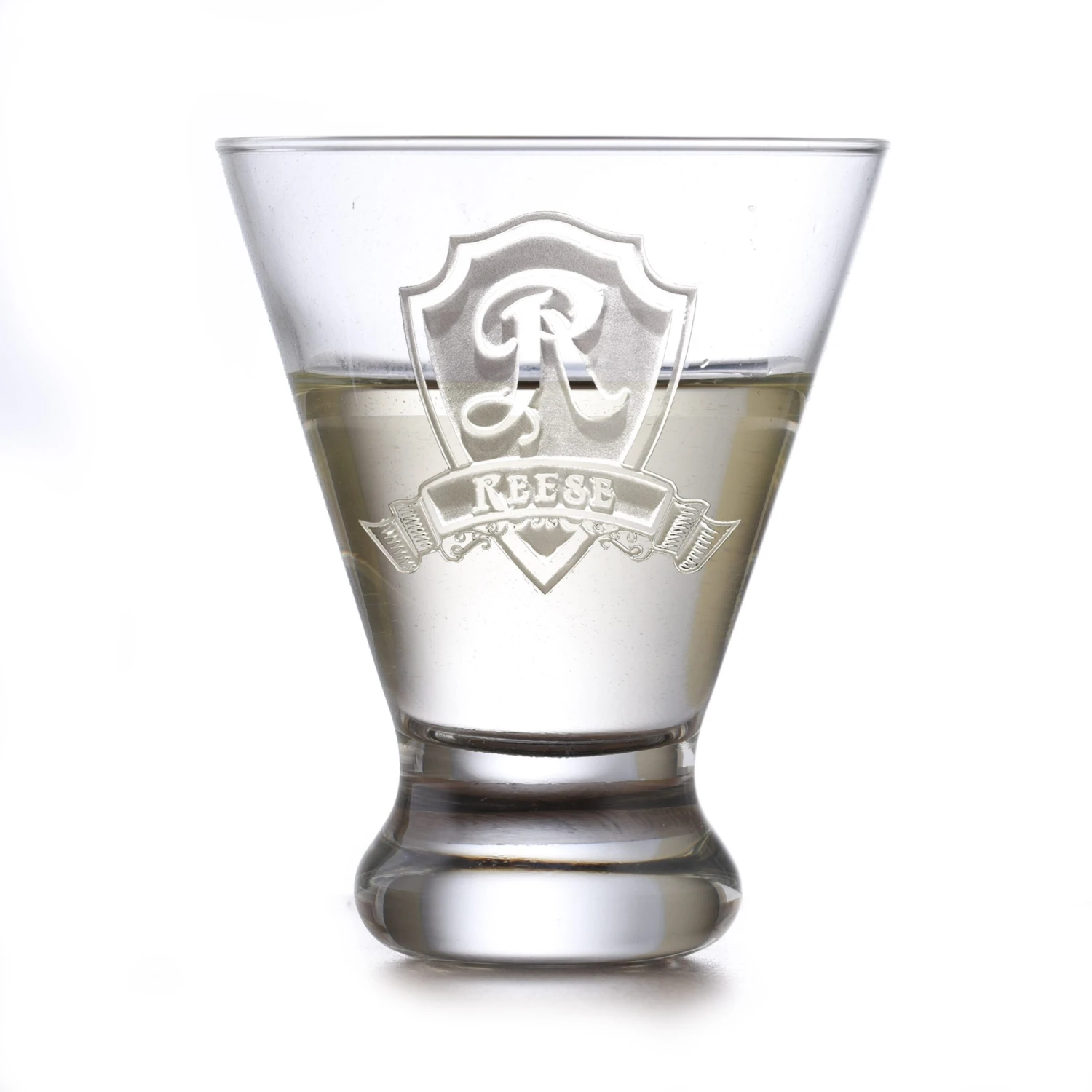 Engraved Martini Cosmopolitan Glass 2 Engraved Martini Cosmopolitan Glass - Image 2