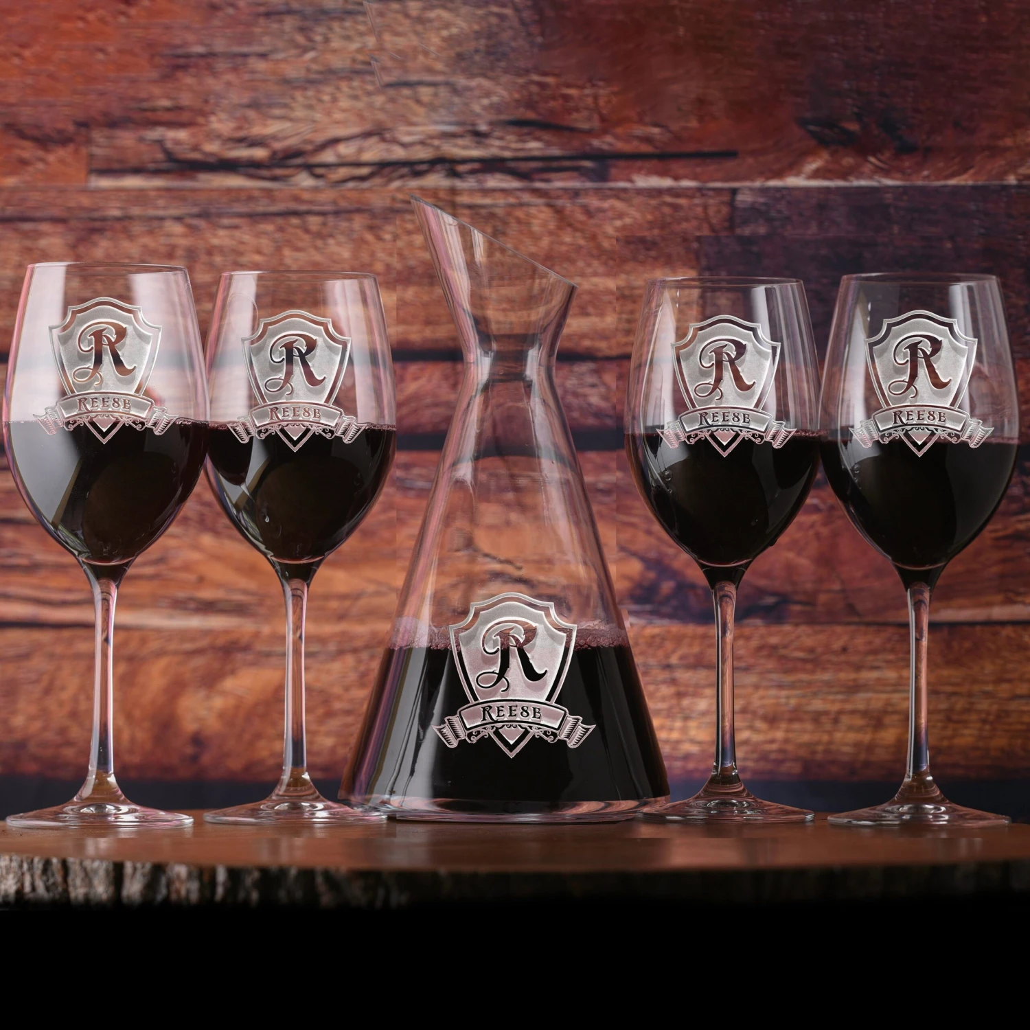 Crystal Wine Decanter And Glasses Gift Set 1 Crystal Wine Decanter And Glasses Gift Set