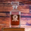 Personalized Square Whiskey Decanter