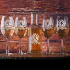 Crystal Purity Wine Carafe And Glasses Gift Set