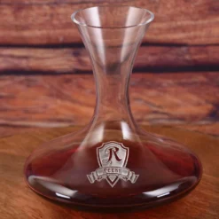Custom Wine Decanter, Engraved