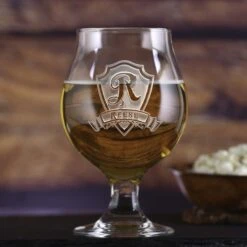 Personalized Belgian Beer And Cider Glass