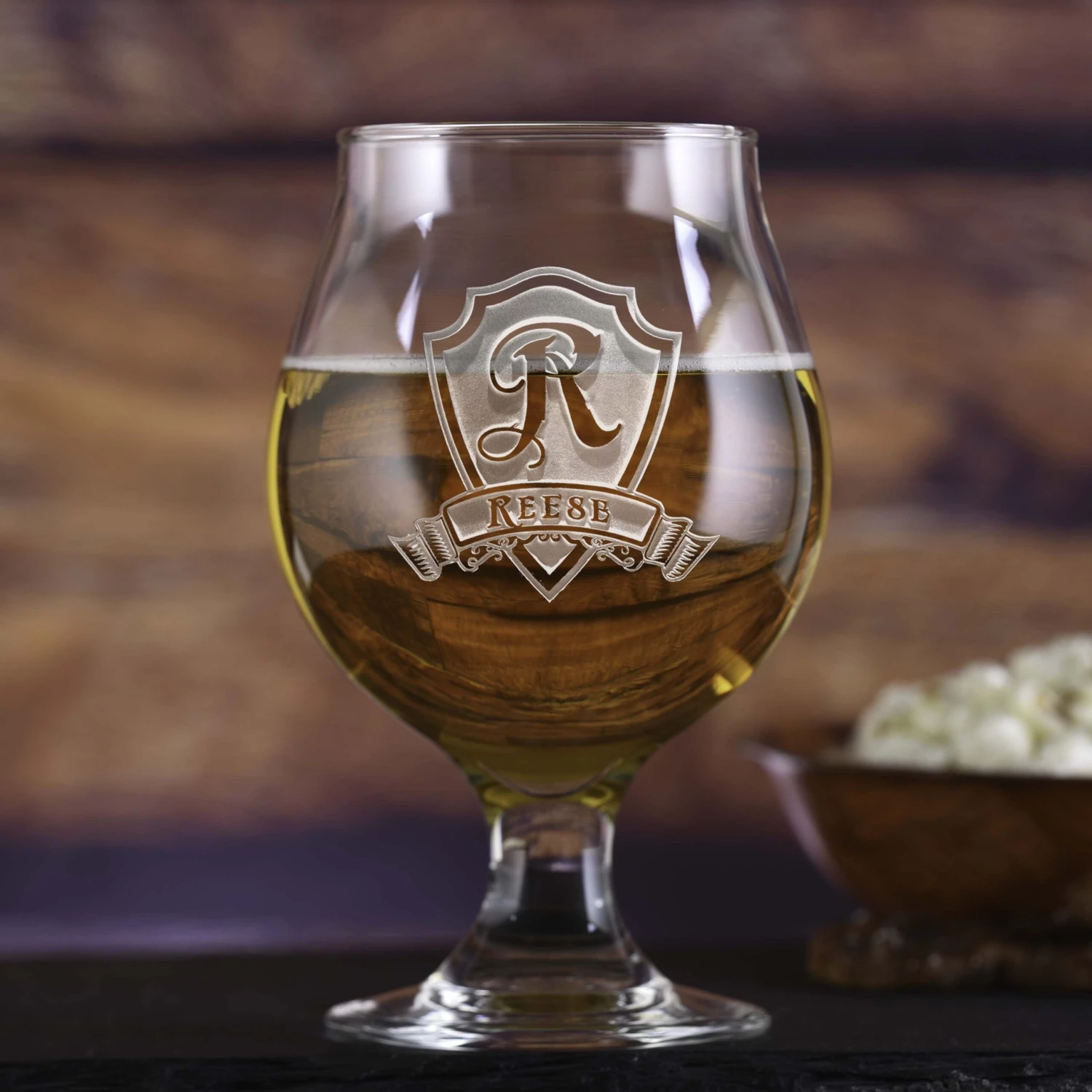 Personalized Belgian Beer And Cider Glass 1 Personalized Belgian Beer And Cider Glass