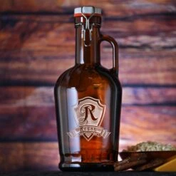 German Beer Growler, Engraved