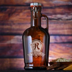 German Beer Growler, Engraved