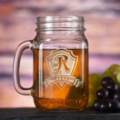 Engraved Mason Jars