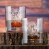 Engraved Whiskey Bar Glasses SET Of 2