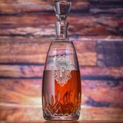 Waterford Crystal Decanter, Monogrammed