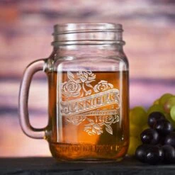 Maid Of Honor Mason Jar Gifts