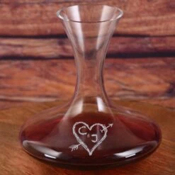 Heart And Arrow Wine Decanter