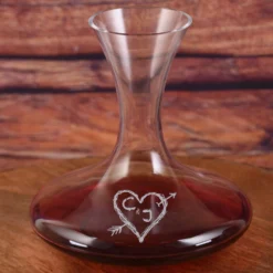 Heart And Arrow Wine Decanter