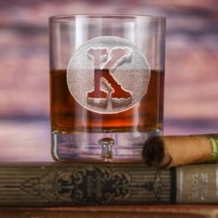 Engraved Rocks Glasses