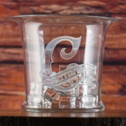 Personalized Crystal Ice Bucket, Wine Champagne Cooler