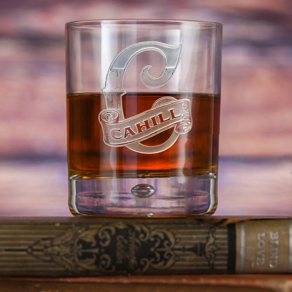Cool Monogram Whiskey Glass Gift 1 Cool Monogram Whiskey Glass Gift