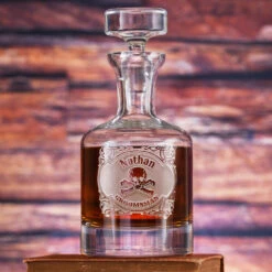 Skull Crossbones Decanter