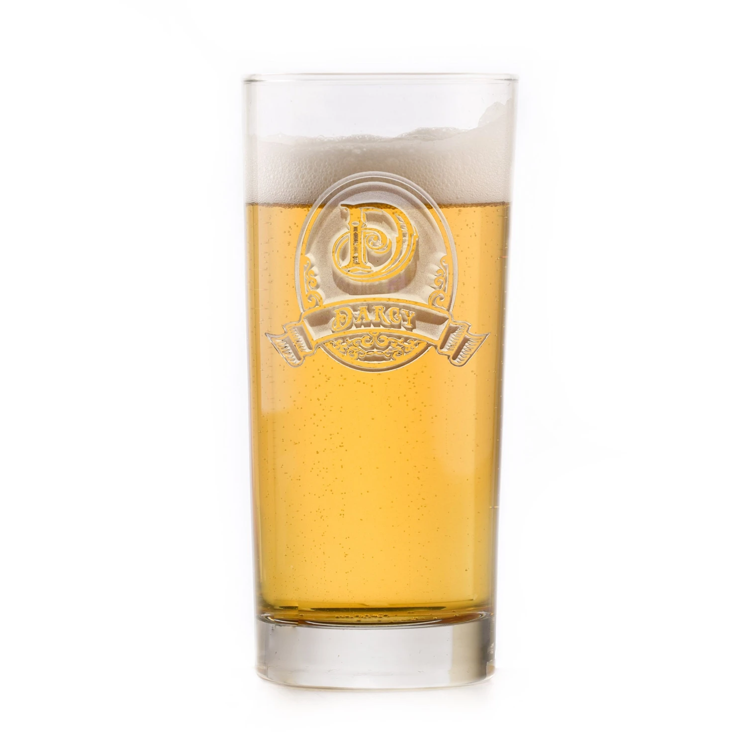 Mixed Drink Glasses, Engraved Highball 3 Mixed Drink Glasses, Engraved Highball - Image 3