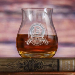 Personalized Crystal Canadian Whiskey Glass