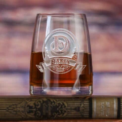 Personalized Rocks DOF Glass, Stolzle Crystal