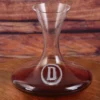 Etched Wine Decanter