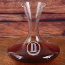 Etched Wine Decanter