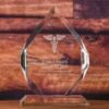 Medic Doctor Nurse Physician Crystal Diamond Recognition Award