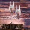 Personalized Crystal Mr. And Mrs. Toasting Flutes