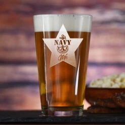 Navy Wife Pint Pub Beer Glass