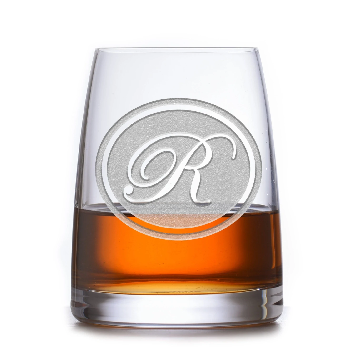 Custom Engraved Rocks DOF Glass, Stolzle Crystal 2 Custom Engraved Rocks DOF Glass, Stolzle Crystal - Image 2