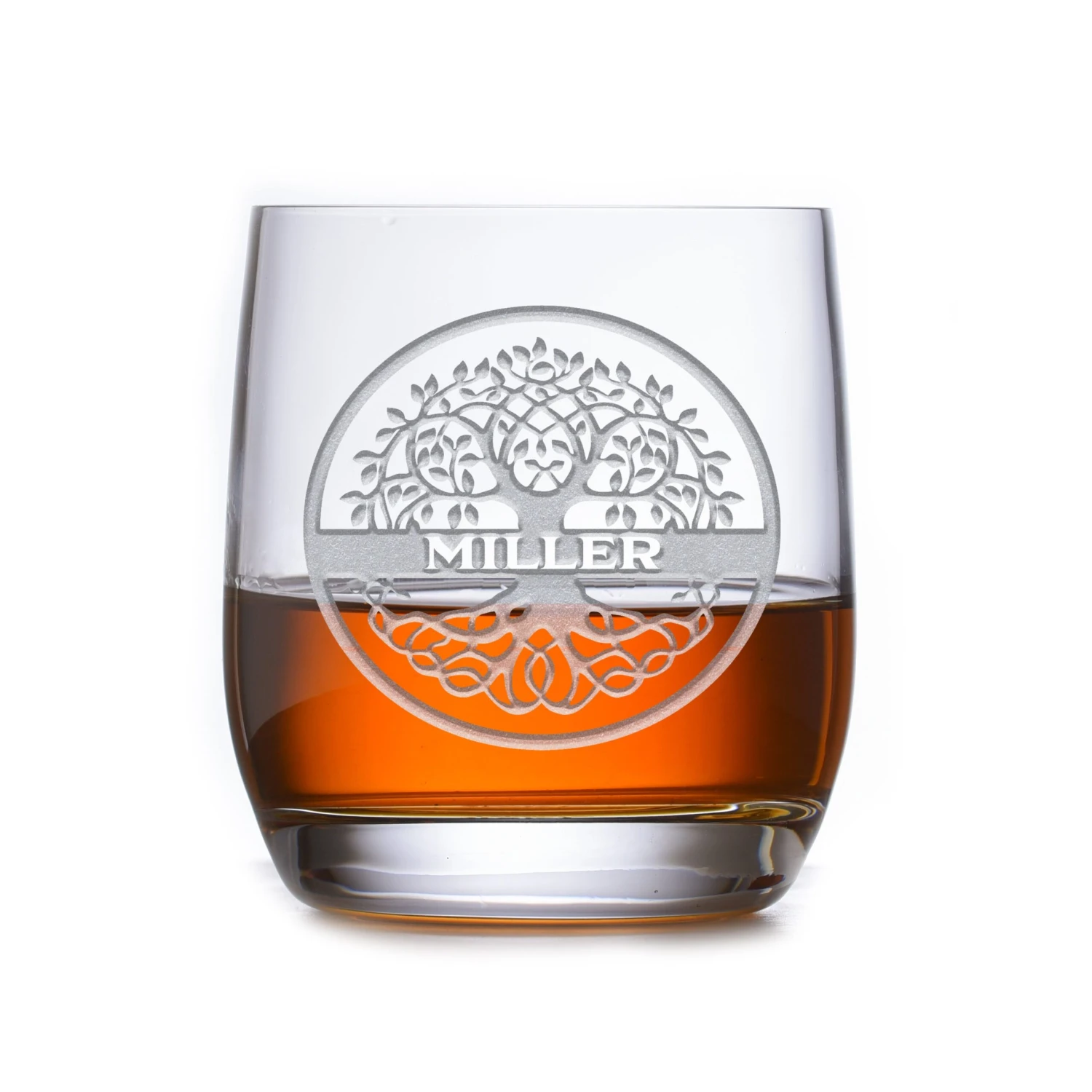 Family Tree Stolzle Weinland Crystal Rocks Whiskey Glass 2 Family Tree Stolzle Weinland Crystal Rocks Whiskey Glass - Image 2