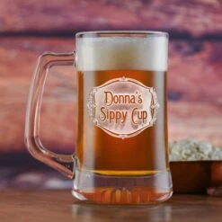 Personalized Sippy Cup Beer Mug